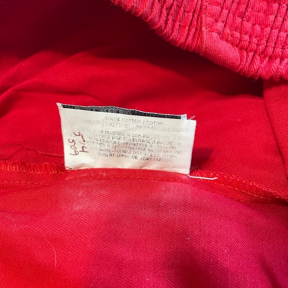 Vintage Deadstock Red Mr. K Pants - Picture 3 of 5